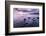 Kimmeridge Bay ledges at sunset, Dorset, UK-Ross Hoddinott-Framed Photographic Print