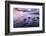 Kimmeridge Bay ledges at sunset, Dorset, UK-Ross Hoddinott-Framed Photographic Print