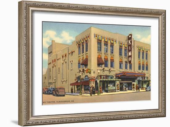 Kimo Theater, Albuquerque, New Mexico-null-Framed Art Print