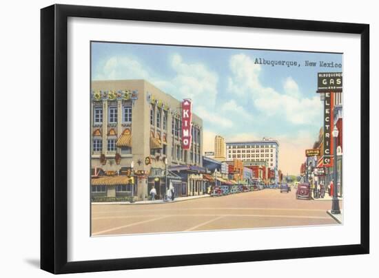 Kimo Theater, Albuquerque, New Mexico-null-Framed Art Print