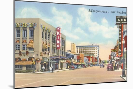 Kimo Theater, Albuquerque, New Mexico-null-Mounted Art Print