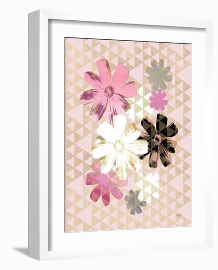 Kimono Daisies Bright 1-Bella Dos Santos-Framed Art Print