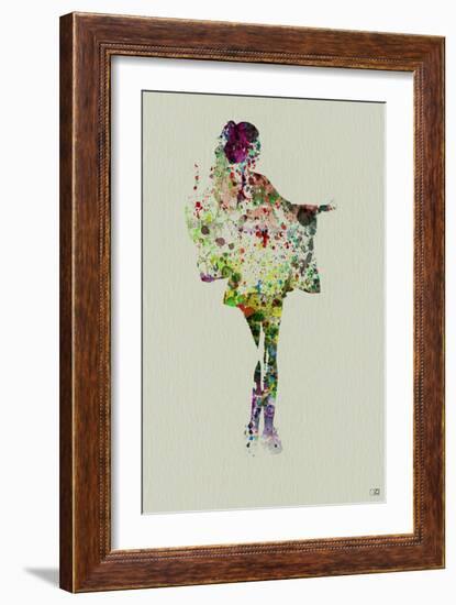 Kimono Dancer 2-NaxArt-Framed Art Print