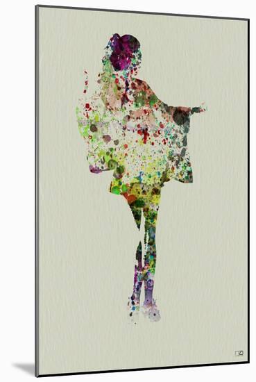 Kimono Dancer 2-NaxArt-Mounted Art Print