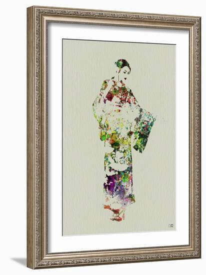 Kimono Dancer 3-NaxArt-Framed Art Print