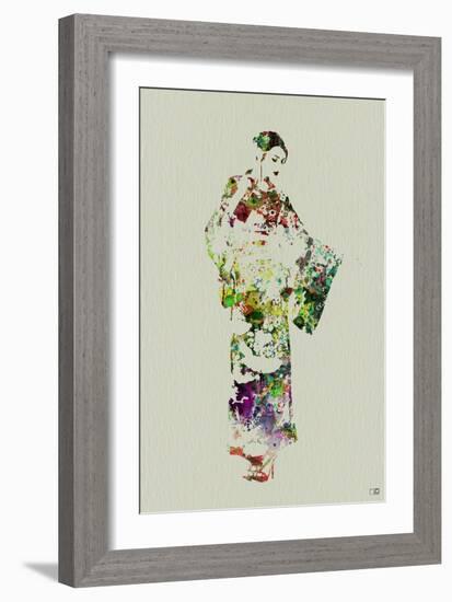 Kimono Dancer 3-NaxArt-Framed Art Print