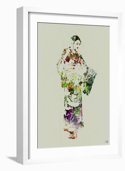 Kimono Dancer 3-NaxArt-Framed Art Print