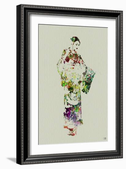 Kimono Dancer 3-NaxArt-Framed Art Print