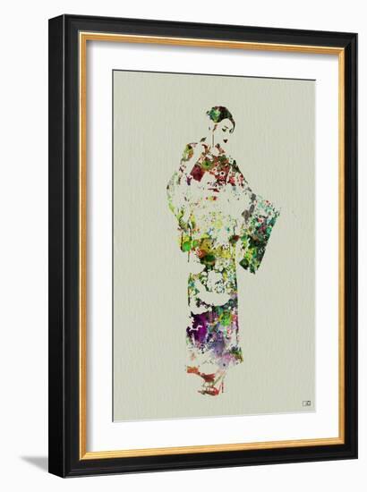 Kimono Dancer 3-NaxArt-Framed Art Print