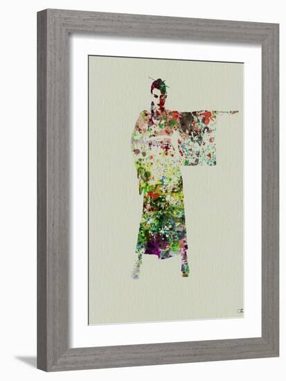 Kimono Dancer 4-NaxArt-Framed Art Print