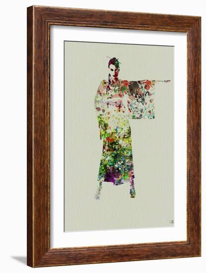 Kimono Dancer 4-NaxArt-Framed Art Print