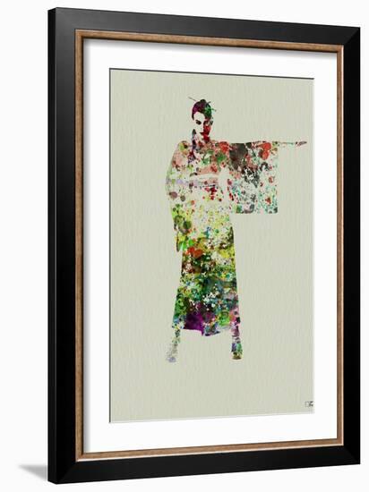 Kimono Dancer 4-NaxArt-Framed Art Print