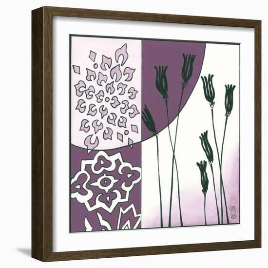 Kimono Garden II-Megan Meagher-Framed Art Print