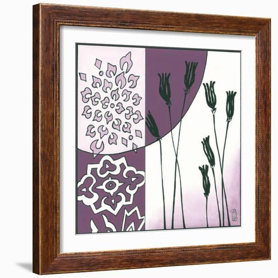 Kimono Garden II-Megan Meagher-Framed Art Print