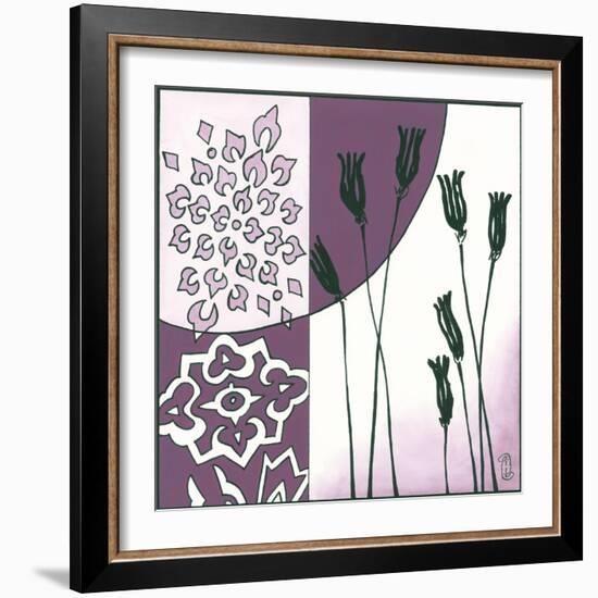 Kimono Garden II-Megan Meagher-Framed Art Print