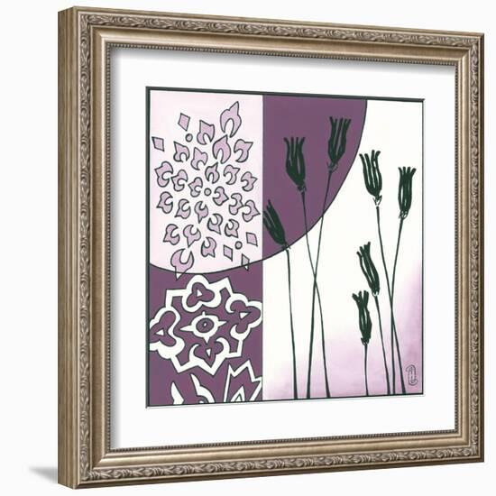 Kimono Garden II-Megan Meagher-Framed Art Print