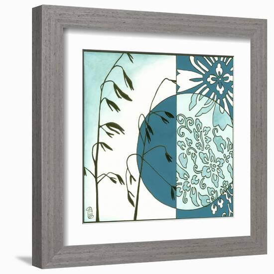 Kimono Garden III-Megan Meagher-Framed Art Print