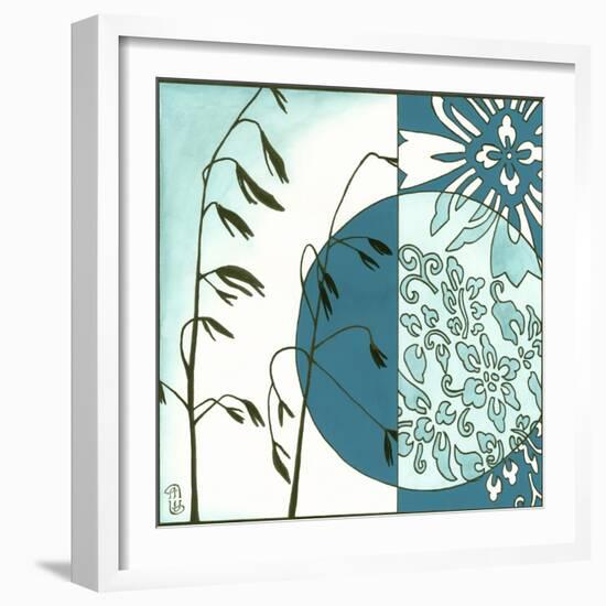 Kimono Garden III-Megan Meagher-Framed Art Print