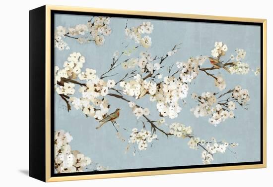 Kimono with Birds I-Asia Jensen-Framed Stretched Canvas