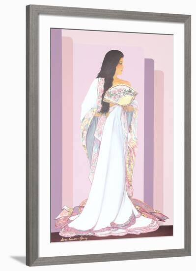 Kimono-Diana Hansen-Young-Framed Serigraph