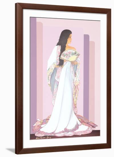 Kimono-Diana Hansen-Young-Framed Serigraph