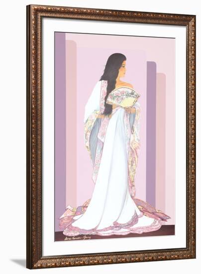 Kimono-Diana Hansen-Young-Framed Serigraph