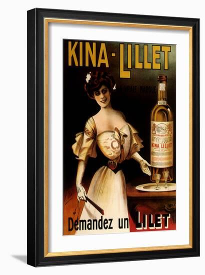 Kina-Lillet: Demandez Un Lilet, c.1899-Robys (Robert Wolff)-Framed Giclee Print