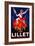 Kina Lillet Vintage Poster - Europe-Lantern Press-Framed Art Print