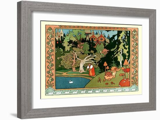 Kind Female Duck-Ivan Bilibin-Framed Art Print