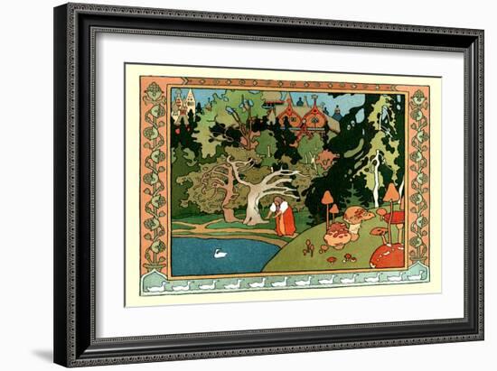 Kind Female Duck-Ivan Bilibin-Framed Art Print