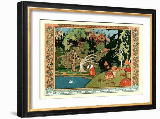 Kind Female Duck-Ivan Bilibin-Framed Art Print