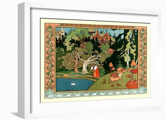 Kind Female Duck-Ivan Bilibin-Framed Art Print