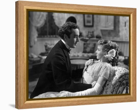 Kind Hearts And Coronets, Dennis Price, Joan Greenwood, 1949-null-Framed Stretched Canvas