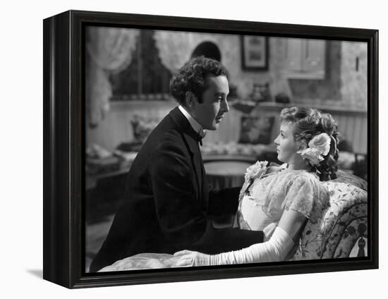 Kind Hearts And Coronets, Dennis Price, Joan Greenwood, 1949-null-Framed Stretched Canvas