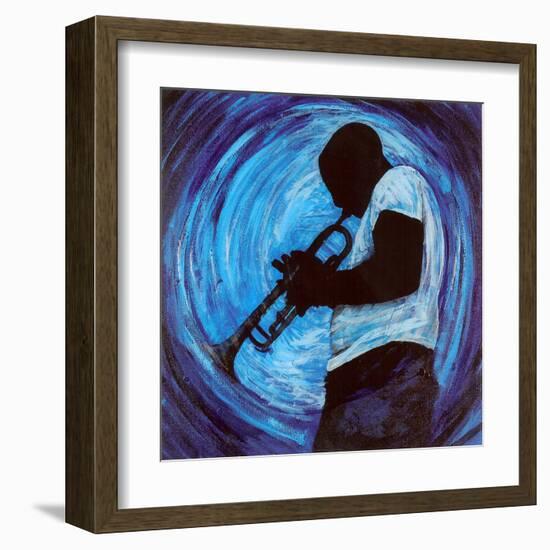 Kind of Blue-null-Framed Art Print