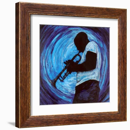 Kind of Blue-null-Framed Art Print