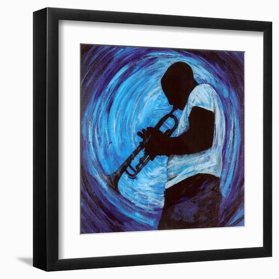 Kind of Blue-null-Framed Art Print