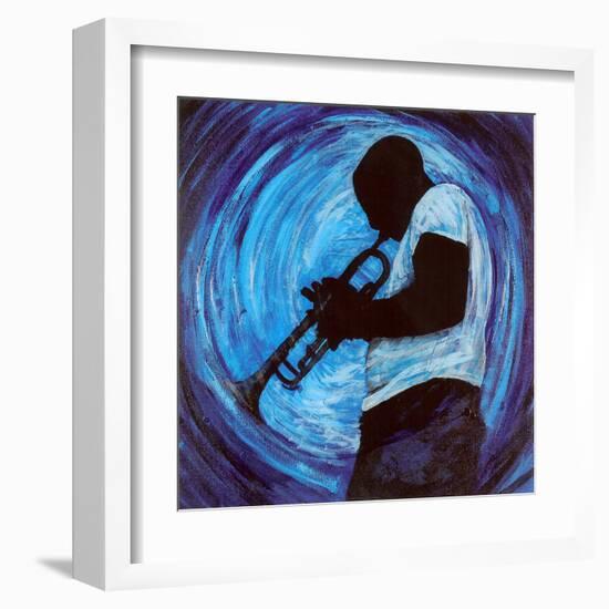 Kind of Blue-null-Framed Art Print