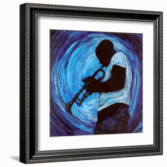 Kind of Blue-null-Framed Art Print