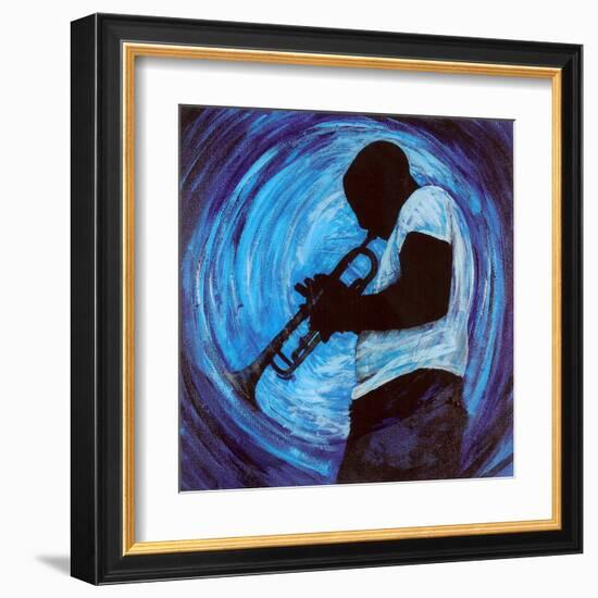 Kind of Blue-null-Framed Art Print