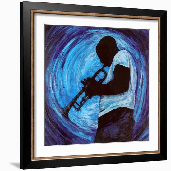 Kind of Blue-null-Framed Art Print