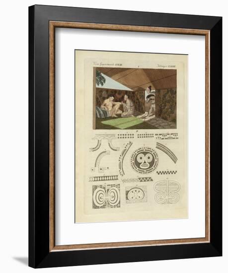 Kind of Tattooing in Nurahiwa-null-Framed Giclee Print