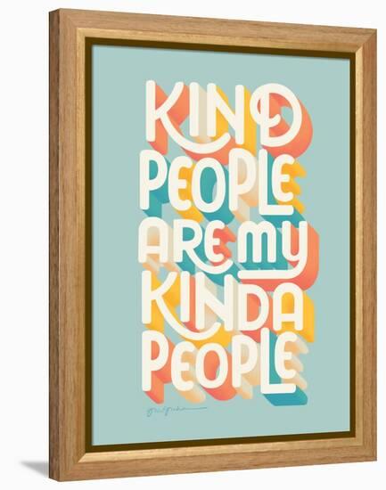 Kind People I-Gia Graham-Framed Stretched Canvas