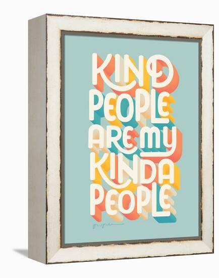 Kind People I-Gia Graham-Framed Stretched Canvas