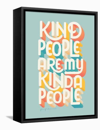 Kind People I-Gia Graham-Framed Stretched Canvas