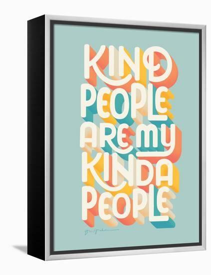 Kind People I-Gia Graham-Framed Stretched Canvas