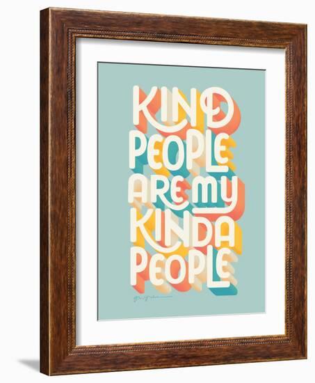 Kind People I-Gia Graham-Framed Art Print