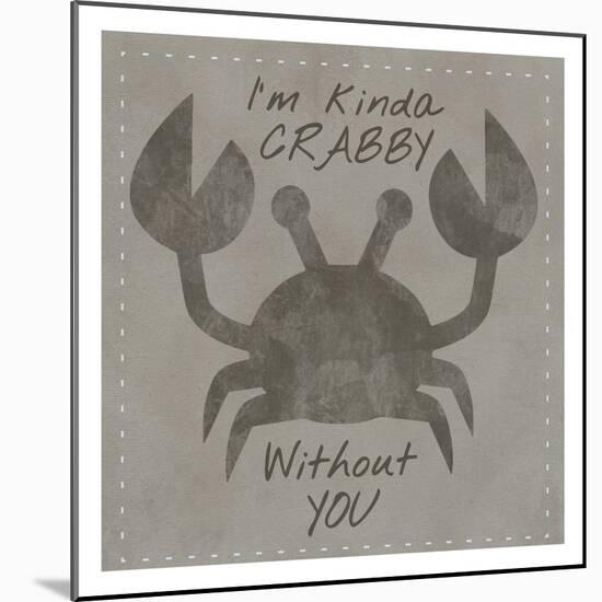 Kinda Crabby-Melody Hogan-Mounted Art Print