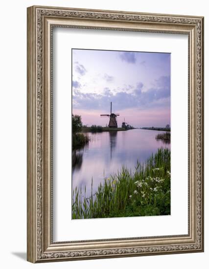 Kinderdijk,Molenwaard - Holland-ClickAlps-Framed Premium Photographic Print