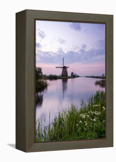 Kinderdijk,Molenwaard - Holland-ClickAlps-Framed Premier Image Canvas